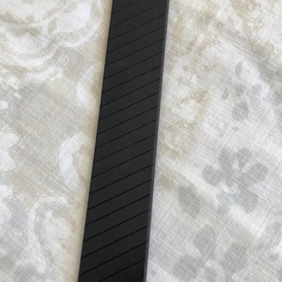 Black Italian Leather Belt EUC Sz M NWOT - Picture 3 of 10